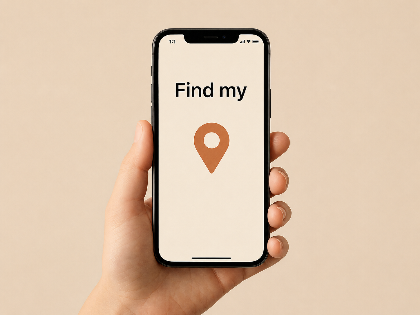 Abre la app Buscar en tu iPhone